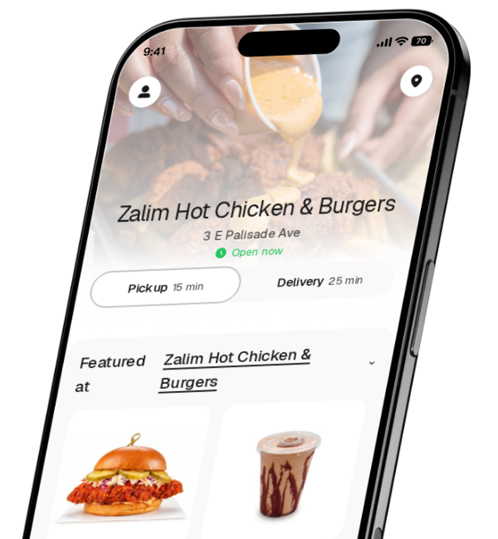 Zalim Hot Chicken & Burgers app preview
