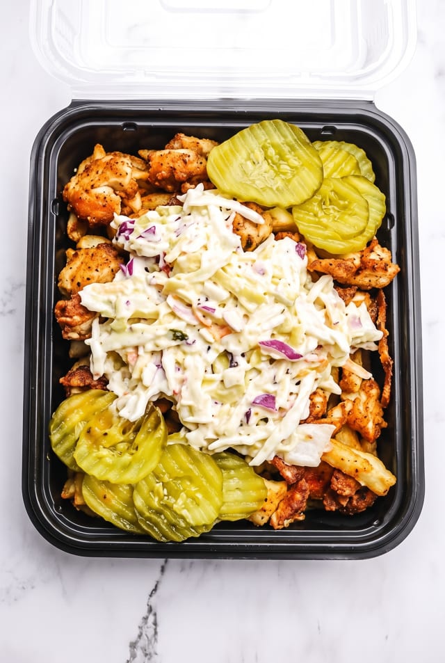 Loaded Chicken Fries.