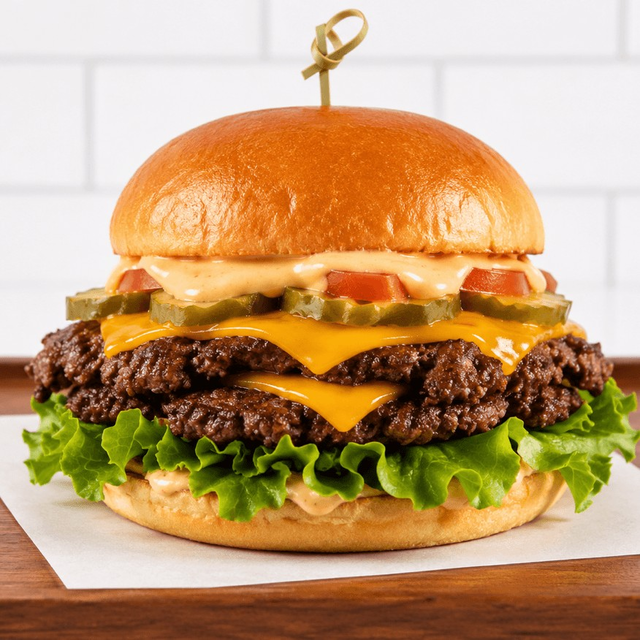 Deluxe Smash Burger.