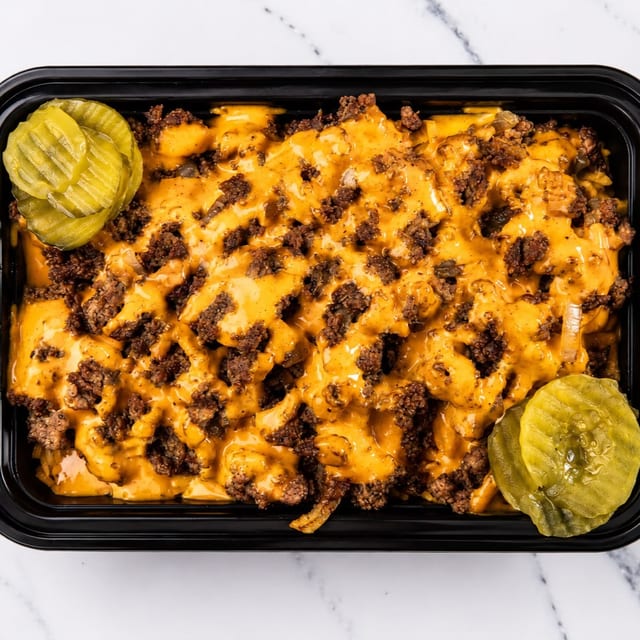 Classic Beef Over Rice.