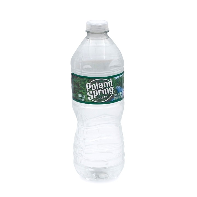 Poland Spring Water.
