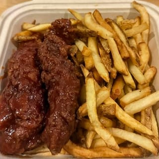 Honey BBQ Tenders with Fries