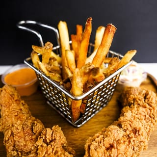 Buffalo Chicken Tenders with Fries