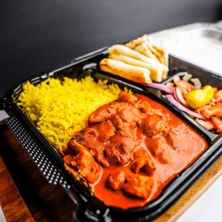 Butter Chicken Over Rice